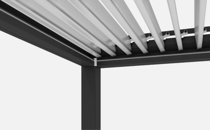 Pergola Nida 2904x3945 mm pelēka/balta - Image 6