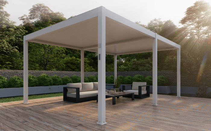 Pergola Nida 5688x3945 mm pelēka/balta - Image 5