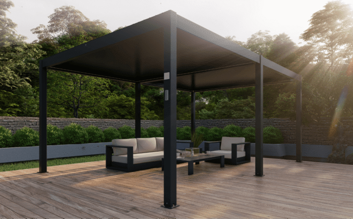 Pergola Nida 5688x3945 mm pelēka/balta - Image 14