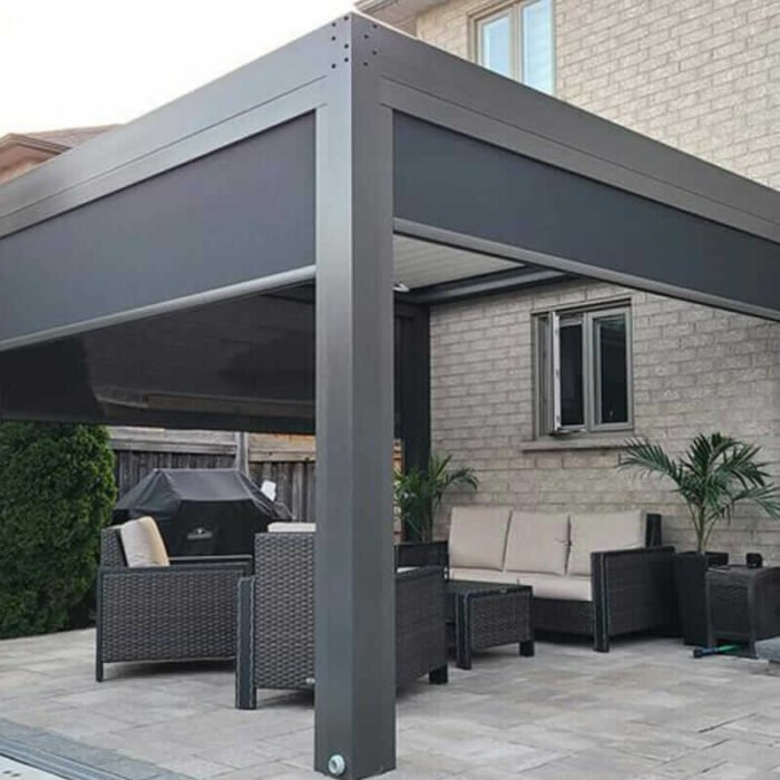 Āra ruļļu žalūzijas pergolai 2,76x2,4 m - Image 5