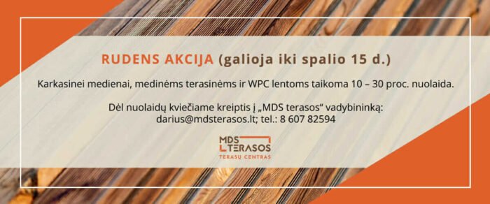 Termo skandināvu priedes terasēs dēlis 26x118x5700 - Image 5