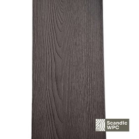 Scandic WPC Solid Volcanic Grey terases dēlis, 20x141x3600, koka imitācija/rievota
