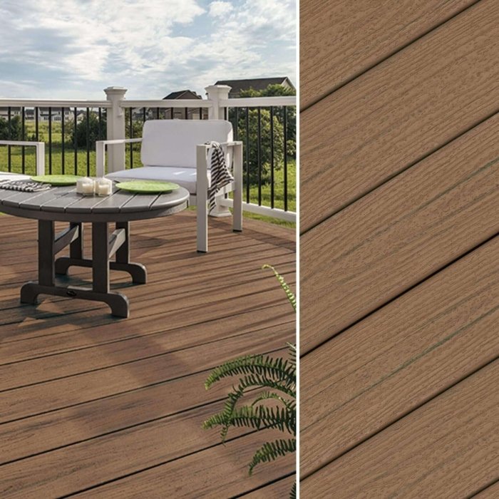 Trex Enhance Naturals WPC apdares dēlis Toasted Sand 24x140x4870 koka imitācija - Image 2