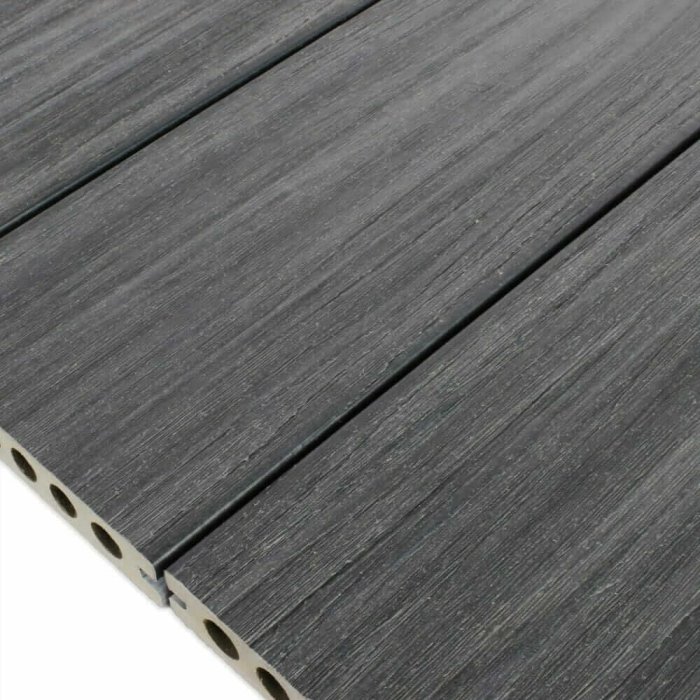 Newwood WPC tāfele tumši pelnu/vētras pelēka 22x140x4200 abpusēja - Image 4