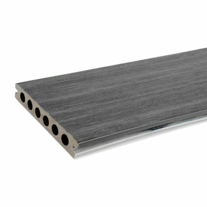 Newwood WPC tāfele tumši pelnu/vētras pelēka 22x140x4200 abpusēja - Image 2
